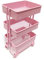 Rollwagen Bodenregal mit Möbelregal Aufbewahrung Display Rack Dekorieren Trolley Lagerregal