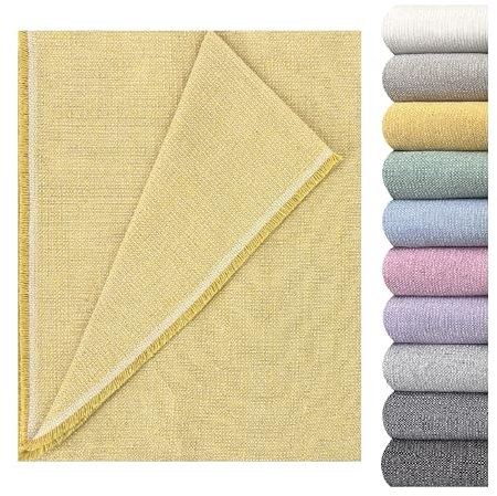 GFD – Colcha Multiusos para Sofas Lisa Oporto, Cubre Sofa, Plaid Sofa, Plaid Cama, Jarapas para Sofas, Foulard Sofa, Manta Cubre Sofa, Colcha Sofa (Amarillo, 230 x 290)