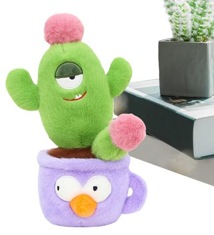 Juguete De Planta Relleno,Juguete De Peluche De Plantas Lindas, Almohada de decoración de simulación, Planta de peluche en maceta de juguete relleno para niños, niños, niños pequeños, niños, familia