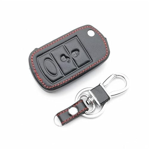 DYDGUTUFB Schlüsselgehäuse Autoschlüsselabdeckung Mit Knopf, Klappbarer Schlüsselanhänger, Schutzetui Für L&and R&Over Für Range Rover Sport LR3 Für Discovery 3