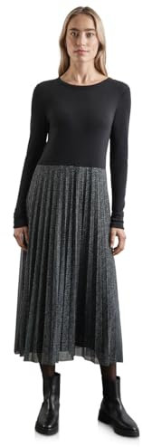 Midi-Kleid mit Plissée-Rock