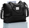 Reisetasche Damen Sporttasche 40x20x25 Ryanair Handgepäck Tasche Weekender Bag Schwimmtasche Wasserdicht Travel Duffle Bag Fitnesstasche Trainingstasche Frauen für Reise Gym,A12-Black