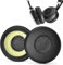 Almohadillas de Repuesto para Jabra Evolve de Repuesto para Jabra Evolve 20 20se 30 30II 40 65 65+, Espuma Viscoelástica con Aislamiento de Ruido-Negro