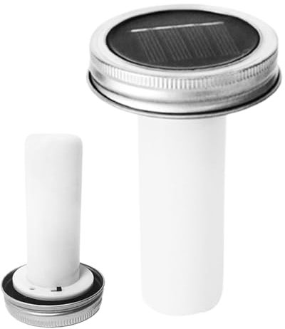 Lampada Vaso ad Energia Solare | Lume LED Percorso,Lampada LED Impermeabile per Cortile Terrazza Giardino, Illuminazione Esterna