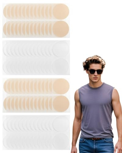 FUGLUS 60 Paires cache teton homme- nipple cover,protection teton running,pièces Auto-adhésives et imperméables pour prévenir Les frottements des mamelons Lors de Vos Courses d'ultra-Marathon