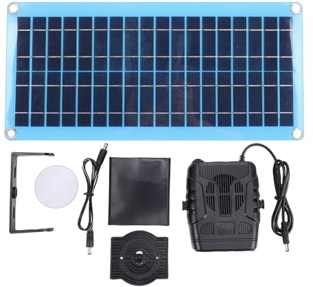 Fafeicy Calentador de Panel Solar de 30 W, Estera Calefactora Portátil con Energía Solar con Puertos USB CC para Gallinero, Casa de Mascotas, Secado de Invernadero, Protección contra