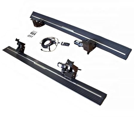 OLQYBD Marchepieds électriques for Ford Ranger T6 2015-2025 | Marchepieds latéraux en alliage d'aluminium, étanches IP68, robustes et performants