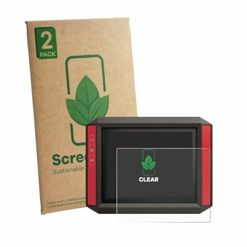 ScreenLeaf 2 Stück Schutzfolie für Müller Elektronik TRACK‑Guide III [nachhaltiger Displayschutz, Folie, transparent, kratzfest]