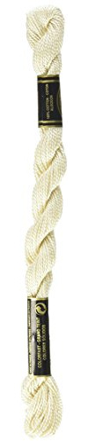 DMC 115 5-712 Pearl Cotton Thread, Cream, Size 5