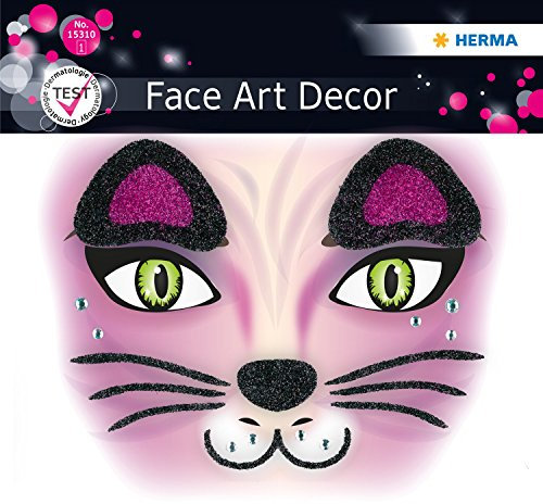 Sticker Face Art Pink Cat HERMA 15310 4008705153102