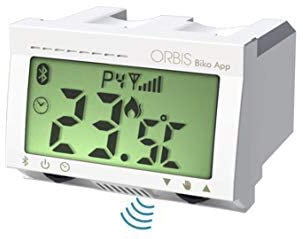 Orbis BIKO APP Bianco Cronotermostato settimanale incasso Bluetooth Batterie