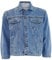 True Face Mens Denim Jacket Long Sleeve Casual Wear Loose Fit Outerwear Lightweight Outdoor Top Stone Wash Blue XL X-Large