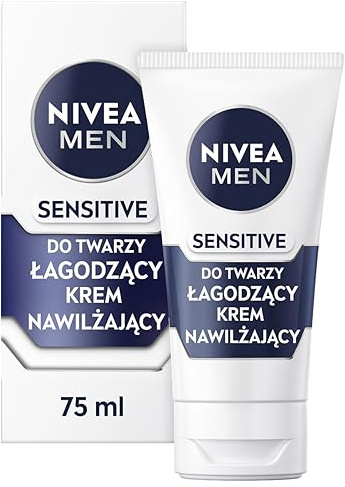 Nivea For Men Sensitive Ĺagodny krem do twarzy 75 ml
