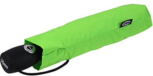 iX-brella leichter solider Taschenschirm mit Auf-Zu-Automatik - mid class - neon-grün