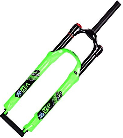 STRTG Forcella Ammortizzata per Mountain Bike Lega di Magnesio 26/27,5/29 Pollici Disco/V-Brake Escursione 100Mm Forcella Ammortizzatore A Pressione d'Aria D,26 inch