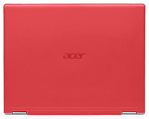 mCover Funda compatible solo con laptop convertible Acer Spin 5 SP513-54N / SP513-55N Series 2020~2022 de 13.5 pulgadas (no es compatible con ningún otro modelo Acer), color rojo