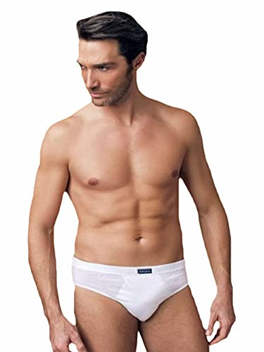 NOTTINGHAM 6 o 12 Slip Uomo 7000 Fianco Medio con Elastico Ribattuto in Cotone Mercerizzato