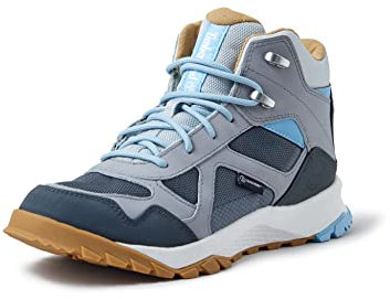 Timberland Lincoln Peak, Stivali, Donna, Md Grey Lthr w Blue, 37 EU