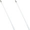 APUXON 2pcs 400mm Length Drapery Wand Curtain Pull Rod Fiberglass Material Blind Opener Stick Tilt Rod