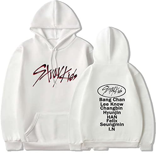 Flyself Unisex Kpop Kapuzenpullover Langarm Hoodies Sweatshirts Pullover Jumper Hip Hop Tops Bang Chan Changbin Hyunjin Felix Seungmin Jeongin Jisung Minho Woojin