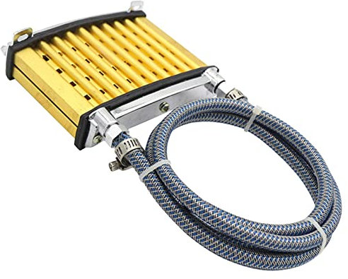 ulapithi Ventilador Aceite,Kit radiador enfriamiento aleación Aluminio Universal - Motor radiador Aceite Motor para Motocicleta ATV