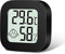 Flintronic Mini LCD Thermometer, Digital Thermometer Innen, Hygrometer Innen, Thermometer Hygrometer, Kabelloses, Luftfeuchtigkeit Meter für Babyzimmer Wohnzimmer Büro Gewächshaus(Schwarz)