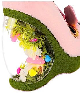 Irregular Choice Femme Hop 2 Il Plate-Forme, Rose pâle, 41 EU