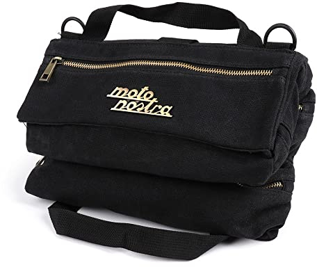 MOTO NOSTRA Werkzeugtasche braun ohne Werkzeug universal kompatibel für Vespa VNB, VBB, Rally, Sprint, Lambretta, Scooter, Roller