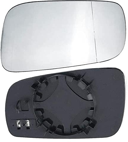 Cristal de Espejo Retrovisor para Seat Leon 99-03 Alhambra 00-10 Arosa 97-04,izquierdo y Derecho Calefactable Lateral con Placa Posterior,Right