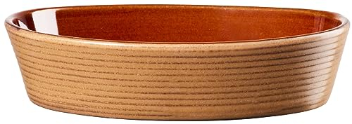 ASA Auflaufform oval, Brown kitchen'art braun 20 x 14 cm, H. 5 cm