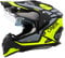 O'NEAL | Motorradhelm | Enduro Motorrad | Ventilationsöffnungen für maximalen Luftstrom & Kühlung, integrierte Sonnenblende | Sierra Helmet R V.24 | Erwachsene | Schwarz Neon Gelb Grau | Größe XL