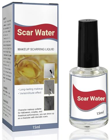 Miioto Colla per Viso, Durevole Collodion, Ditta Make up Effetti Speciali, Colla Mastice per Spettacoli, Feste, Halloween, Natale, 15 ml