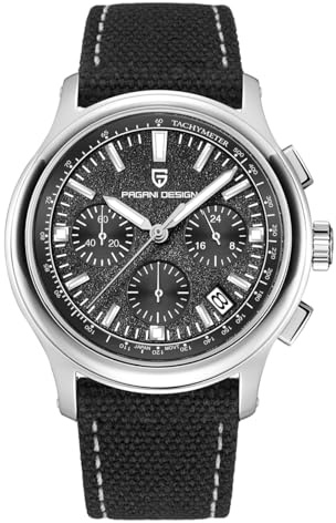 Pagani Design Japan Herrenuhr, Saphirglas, 100 Meter wasserdicht, Deluxe Quartz (Weiß)