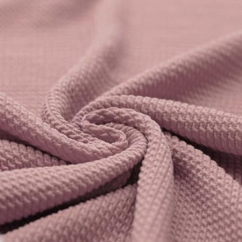 Mini Zopfmuster Jersey | Ökotex | für Bekleidung | ab 50 cm | Meterware (altrosa)