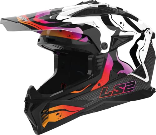 LS2, Motorrad-Crosshelm FAST II WASH Gloss White, XS