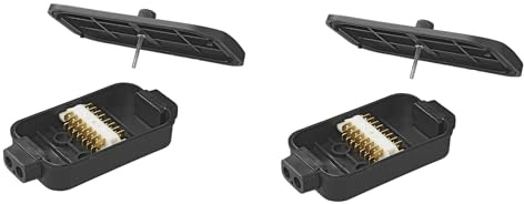 blntackle76 Set Verteilerdose Kunststoff 8x4-polig, Abzweigdose Verteilerkasten Anhänger Kabel, Kabelverbinderdose, Anschlussbox (2)