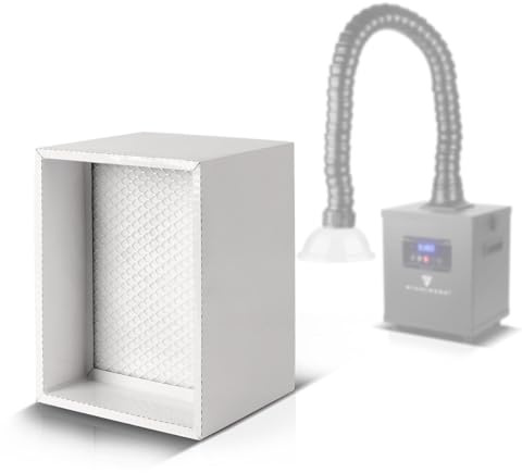 STAHLWERK Aktivkohle-Filter für Rauchabsaugung FE-150 ST | Ersatzfilter | Luftfilter/Hauptfilter für Absauganlage/Rauchabsorber/Rauchabzug/Schweißrauch- und Lötabsaugung