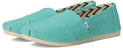 Toms - Klassische Espadrille Alpargata für Damen, Farbe:, Aqua Heritage Canvas, 38.5 EU
