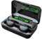 Generico Cuffie Bluetooth,Auricolari Bluetooth 5.0,in Ear Cuffiette Bluetooth Cancellazione Rumore,IPX7 Impermeabili,Audio Binaurale,Comandi Touch,Suono Nitido,Cuffie Senza Fil per Android/iOS (NERO)