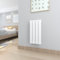 T&K Heizkörper Flach 630x308mm Weiß Einlagig Design Heizkörper, Horizontal Moderne Paneelheizkörper Badheizkörper Für Mittelanschluss Heizung