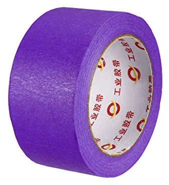 QQYDZSW Accessori per strumenti fai da te, nastro rosso da pittore, 4 cm x 30 m, 1 rotolo, nastro di carta per insegnanti, per arte, decorazione, pianting (viola)