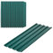 Outsunny Juego de 12 Paneles para Tejado de Acero Galvanizado Chapas Perfiladas de Techo 7m² para Caseta de Herramientas Cobertizo Exterior 129x45cm Verde