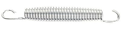 JKELPV Trampolin Ersatzteile 10 stücke Trampolin Feder Verzinktem Stahl Feder 5-7 Zoll Pull Feder Haken Ersatz Taille Trommel Bogen Zubehör Erdanker(12cm)