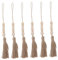 HOMOCONO 6piezas Borlas Decorativas De Madera Rústica Boho Guirnalda Cuentas Decoración Hogar