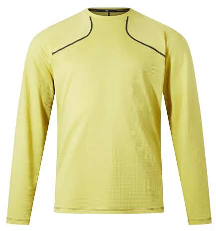 Endura Unisex Corner Long Sleeve Cycling Shirt, Celery, Large