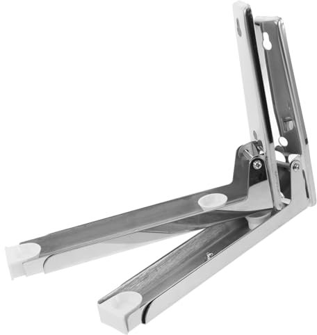 GRIRIW 1 par Soporte de Microondas Inoxidable Estante y Telescópico para Cocina Marco de Soporte de Pared Espacio y Facilita la Instalación