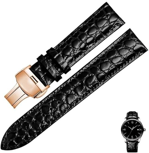 honyeer Für Tissot 1853 Le Locle Ballade Carson PR 100 Fashion Leder Uhrenarmband(Blackp2,20mm)