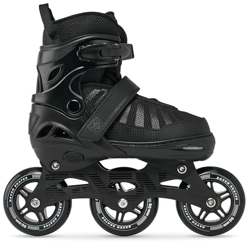 RAVEN Inline Skates Inliner für Kinder und Erwachsene OPTIONAL 2in1 mit Schlittschuhen verstellbar Oxen