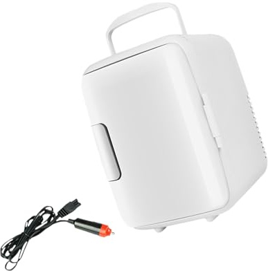 Shurhome Compact 12V Car Fridge 8L Capacity Cooling and Heating Functions Ideal for Travel Picnics Offices Camping Refrigerator for Car