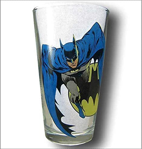 Pint Glass - DC Comics - Batman Toon Tumbler 16oz Cup New Toys TT0080